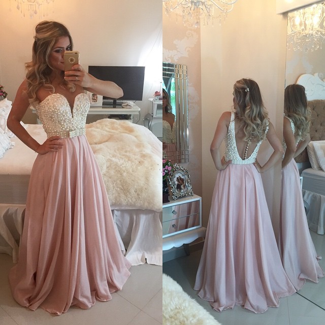 Light Pink Formal Dresses